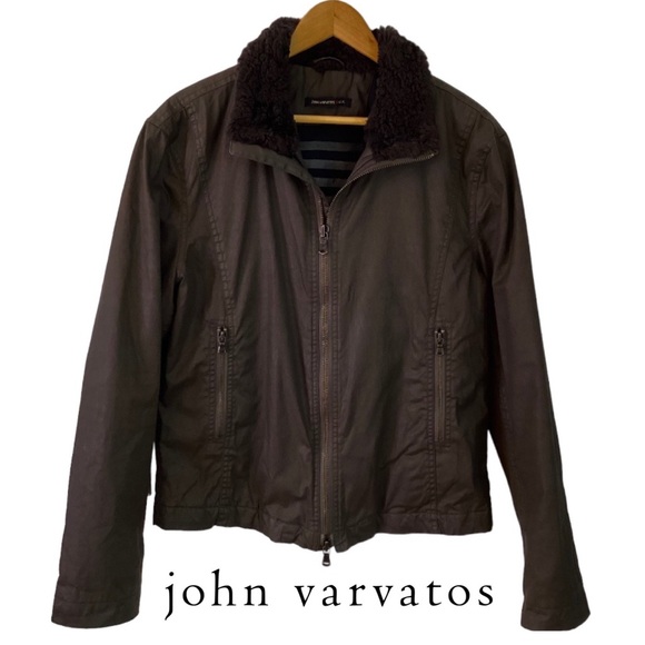 John Varvatos Jackets & Coats John Varvatos Waxed Cotton Canvas